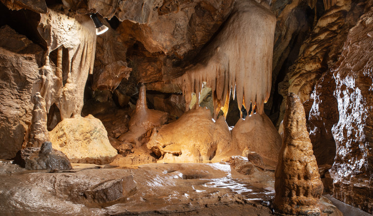 Jeskyně Na Pomezí na Jesenicku - ilustrační foto