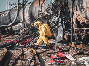 Hejtman Okleštěk vyhlásí stav nebezpečí. Kvůli havárii vlaku s benzenem na Přerovsku čelil kritice