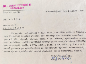 Urologové z Olomouce operovali pacienta postřeleného v roce 1968 sovětskými okupanty
