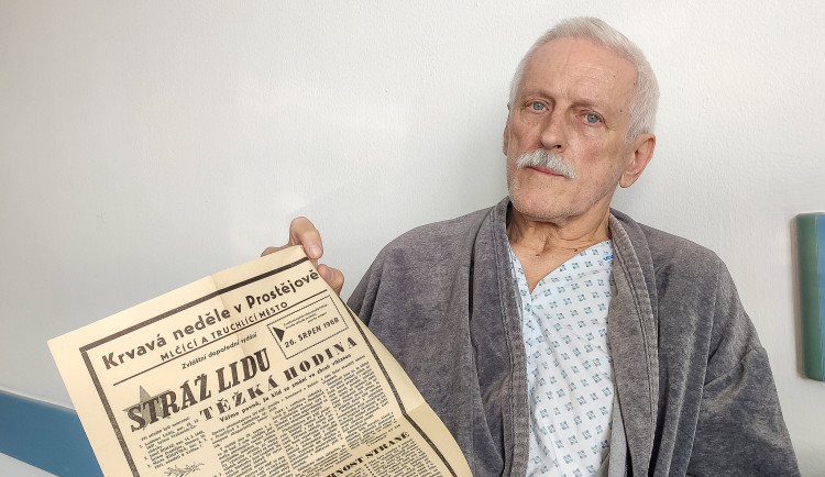 Urologové z Olomouce operovali pacienta postřeleného v roce 1968 sovětskými okupanty
