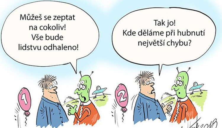 ORAŽENÉ OBRÁZKY: Dubnová dávka vtipů od kreslíře Jana Tatarky