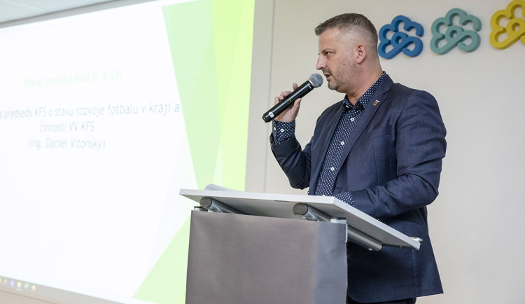 Předseda Výkonného výboru Olomouckého krajského fotbalového svazu Daniel Vitonský