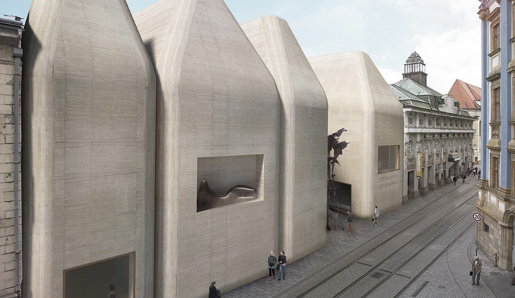 Vizualizace budovy SEFO v centru Olomouce