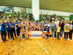 Přesvědčivý poslední krok. Volejbalistky Prostějova v Olomouci slavily mistrovský titul