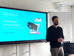 Olomoucký startup, který se zabývá prevencí srdečních onemocnění, zaujal studenty z Izraele