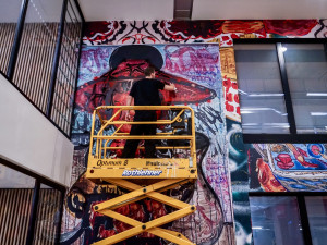 Šantovku oživil nový mural. Nese v sobě skrytý význam