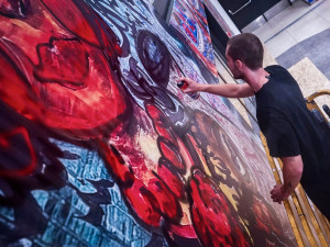 Šantovku oživil nový mural. Nese v sobě skrytý význam