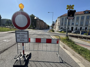 V létě je v plánu oprava další části Rooseveltovy ulice v Olomouci, práce se posunou blíž k Šantovce