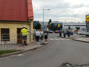 FOTOGALERIE: Neprůjezdný Prostějov. Kvůli stavbě parkovacího domu radnice uzavřela část městského okruhu