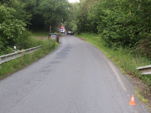 Bez pásu a pod vlivem. Pro zraněného řidiče letěl po nehodě na Olomoucku vrtulník