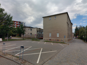 Stávající podoba budovy WA - ředitelství FN Olomouc