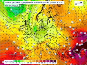 Přeháňky, bouřky, teploty do 25 stupňů. Na koupání to v Olomouckém kraji moc nebude