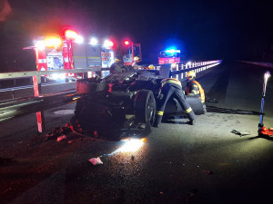 Tudy ne! Vážná zranění na opravované D35. Je tam zákaz vjezdu, apelují hasiči