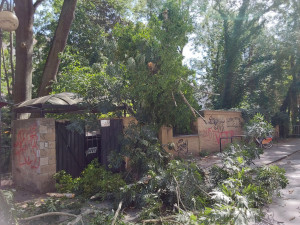 Nehody na D35 i poničené střechy. Vichr udeřil v Olomouckém kraji, hasiči řeší desítky událostí