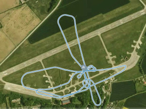 Záznam testovacího letu dronu na přerovském letišti