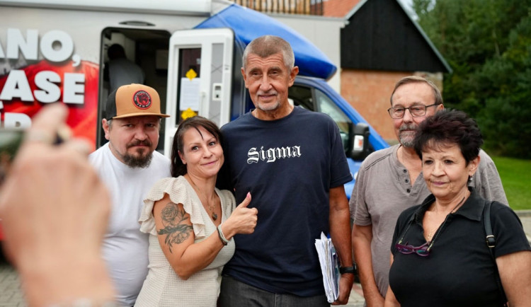 Andrej Babiš na setkání s občany