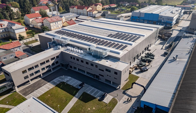 Nová výrobní hala v areálu Excalibur Army ve Šternberku