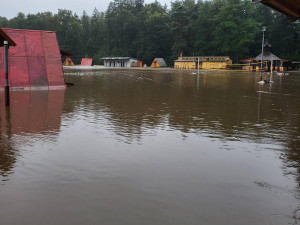 Tábor Černý potok zdevastovaly povodně, areál získá od kraje pět milionů na obnovu