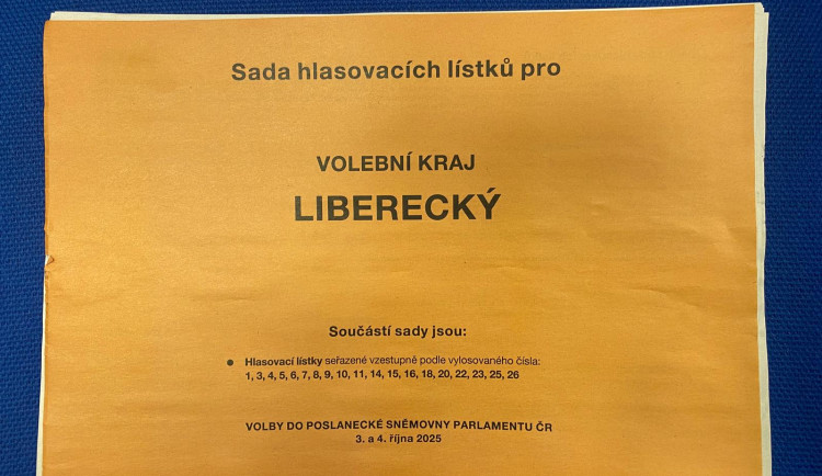 Část voličů dostala v České Lípě do schránek hlasovací lístky pro Ústecký kraj