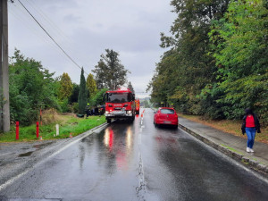 Mladík ve Velkých Losinách převrátil auto na střechu. Měl v sobě marihuanu