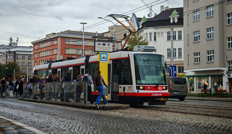 Tramvaj typu Astra v Olomouci - ilustrační foto