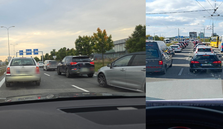 Nový turbokruháč u Makra drtí kolony vozidel. Řidiči zuří, město prosí o trpělivost