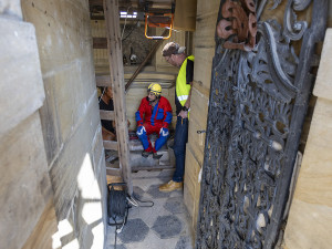 Tajemství pod olomouckým monumentem: místnost před staletími pomáhala řemeslníkům