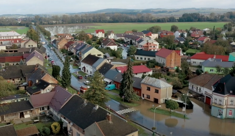 Záplavy v Brodku u Přerova v roce 2020