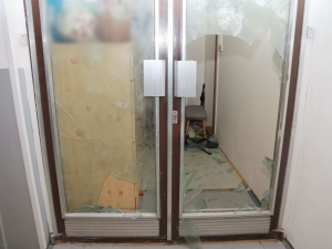 Procházel Jeseníkem a ničil vše, na co narazil. Auta, popelnice, dveře, polámal i květiny