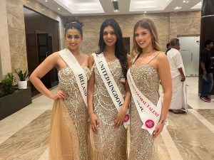 Dvacetiletá dívka z Prostějova okouzlila porotu na mezinárodní soutěži krásy v Indii