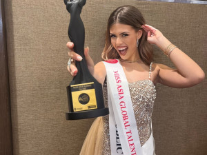 Dvacetiletá dívka z Prostějova okouzlila porotu na mezinárodní soutěži krásy v Indii