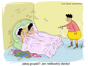 ORAŽENÉ OBRÁZKY: Prosincová dávka vtipů od kreslíře Jana Tatarky