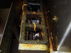 Zašlá mastnota a špína. Inspektoři na den zakázali provoz bistra v Olympii