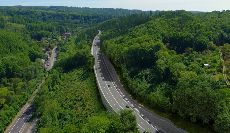 vizualizace obchvatu Šternberka