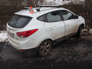 Havárie osobního auta v ulici Vikýřovická v Šumperku