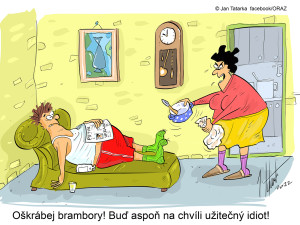 ORAŽENÉ OBRÁZKY: Lednová dávka vtipů od kreslíře Jana Tatarky