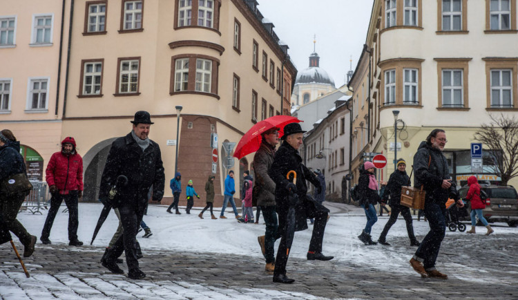 Pochod švihlé chůze v Olomouci - ilustrační foto