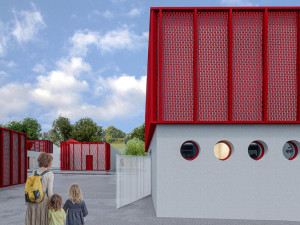 Vizualizace Centra bezpečí v Olomouci