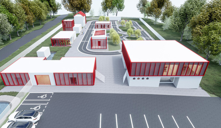 Vizualizace Centra bezpečí v Olomouci