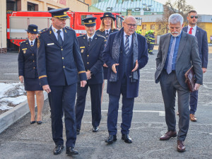 Návštěva prezidenta Petra Pavla u HZS Olomouckého kraje