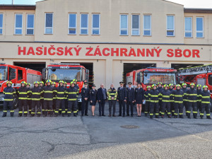 Návštěva prezidenta Petra Pavla u HZS Olomouckého kraje