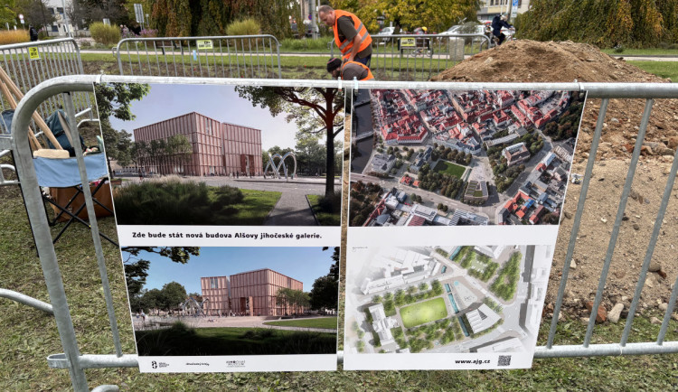 Žádné hradby ani stínadla. Archeologický průzkum stavbu galerie nezdrží