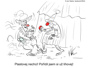 ORAŽENÉ OBRÁZKY: Únorová dávka vtipů od kreslíře Jana Tatarky