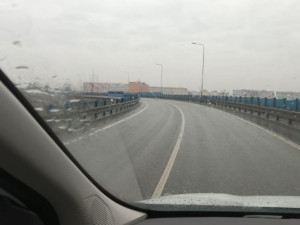 FOTOGALERIE: 50 dní před a po. Přerovem po otevření D1 dvakrát rychleji a bez kamionů