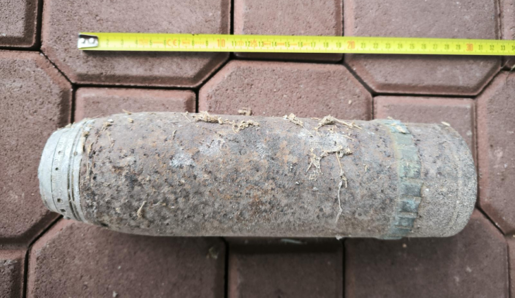 Majitel maštale u Volyně našel ruský granát z druhé světové války