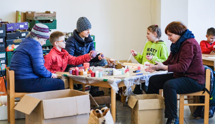 svíčky pro Ukrajinu