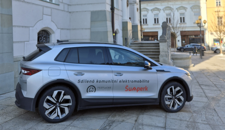 Nové sdílené elektroauto v Šumperku