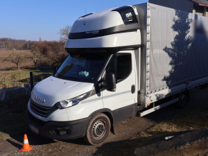 Náklaďák přejel v Bílé Lhotě dětské kolo. Řidič s pěti promile tvrdil, že slivovici pil až po nehodě