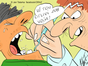 ORAŽENÉ OBRÁZKY: Březnová dávka vtipů od kreslíře Jana Tatarky