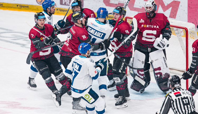 Hokejisté Sparty v úvodu předkola play off podlehli Kladnu 1:2 v prodloužení
